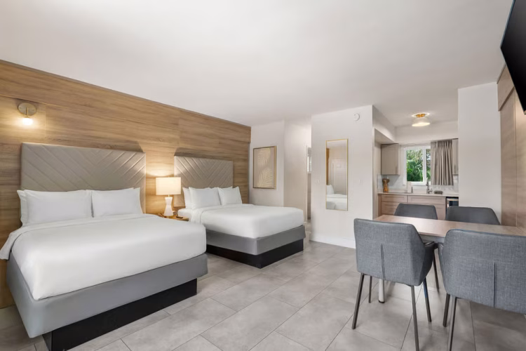 Premium Two Doubles with Kitchenette